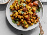 Sheet Pan Cauliflower Curry with Raita