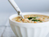 Slow Cooker Cannellini Bean Soup with Fresh Rosemary