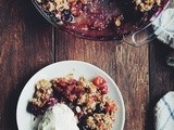 Sour Cherry Berry Crisp