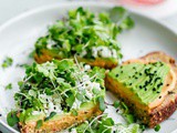 Spicy Hummus Avocado Toast with Feta