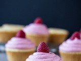 Spiked Raspberry-Lemonade Cupcakes