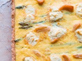 Spring Asparagus and Goat Cheese Quiche