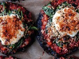 Stuffed Portobello Mushrooms with Crispy Goat Cheese