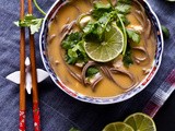 Thai Coconut Chicken Noodle Soup