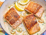 Creamy Garlic Butter Salmon (Keto Recipe)