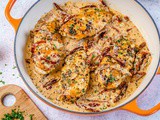 Keto Creamy Chicken with Sun Dried Tomato Sauce