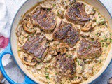 Keto Filet Mignon with Mushroom and Mustard Sauce