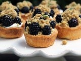 Blackberry Mini Pies with Walnut-Thyme Streusel