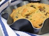 Chive and Mushroom Cornmeal Loaf