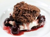 Chocolate Cherry Bourbon Shortcake