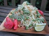 Green Papaya Salad (Som Tam) and Pop