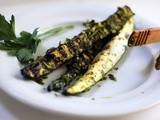 Grilled Zucchini with Parsley Sauce