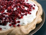 Pomegranate Pavlova