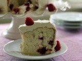 Raspberry Angel Food Cake for Bake Together