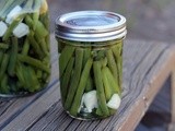 Spicy Pickled Green Beans and Jalapenos