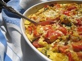 Tomato Bread Pudding at the Block Party