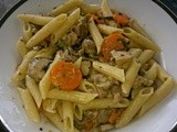 Penne with Chicken and White Wine Sauce