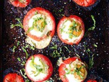 Baked Tomato Breakfast Cups #SundaySupper