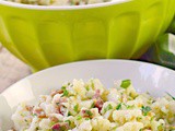 Cauliflower and Bacon Salad with Mustard Herb Vinaigrette