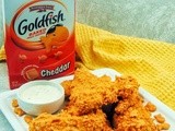 Cheesy Goldfish Cracker Chicken Tenders