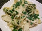 Chicken and Broccoli with Garlic Alfredo