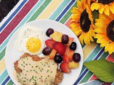 Chicken Fried Steak and Eggs #SundaySupper