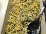 Chicken, Spinach, and Noodle Casserole