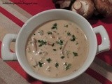 Cream of Mushroom Soup with Port Wine