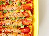 Easy Cheese Enchiladas #SundaySupper