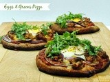 Eggs and Greens Pizza for Eat Your Greens #SundaySupper