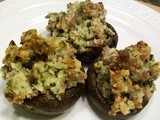 Food Star Friday - Sausage Stuffed Mushrooms