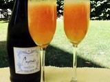 Fresh Peach Bellinis