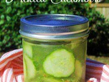 Garlic and Ginger Pickled Cucumbers