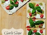 Garlic Scape Pesto Flatbread