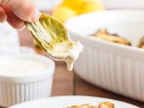 Grilled Artichokes with Lemon Garlic Sauce