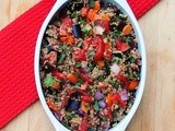 Grilled Ratatouille Quinoa #WholeGrainsMonth