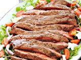 Grilled Steak Salad with Balsamic Cabernet Dressing