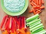 Healthy Green Goddess Dip #SundaySupper