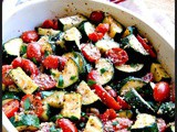 Italian Baked Zucchini and Tomatoes