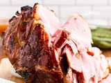 Keto Apricot Bourbon Glazed Ham