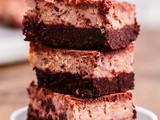 Keto Red Velvet Cheesecake Brownies