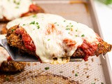 Keto Sheet Pan Chicken Parmesan