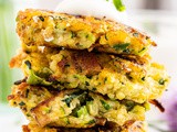 Keto Zucchini Fritters with Bacon and Cheese