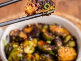 Kung Pao Brussels Sprouts (Keto and Vegan)