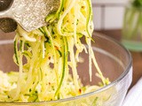 Lemon Garlic Zucchini Noodles