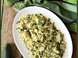 Lemony Orzo with Zucchini