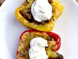 Low Carb Taco Stuffed Peppers