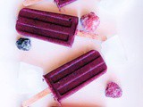 Mixed Berry Frozen Yogurt Popsicles