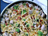 One Pot Chicken Fettuccine Alfredo