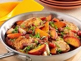 Peach Balsamic Chicken Skillet {Guest Post}